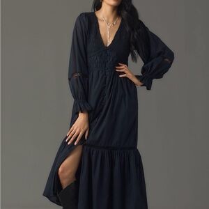 NWT The Peregrine Midi Dress: Long-Sleeve Edition